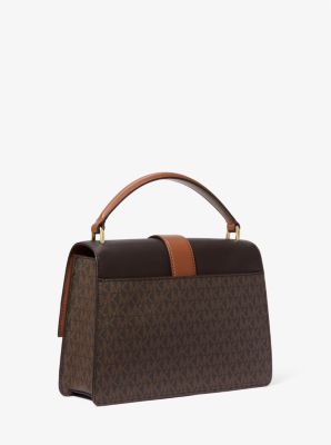 Greenwich Medium Signature Logo Satchel image number 2