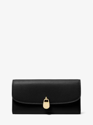 Billetera continental Hamilton grande de cuero