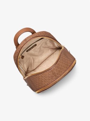 Sac à dos Rhea de taille moyenne à blocs de couleurs et à logo Signature image number 1