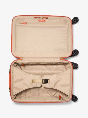Petite valise à pois à logo Signature