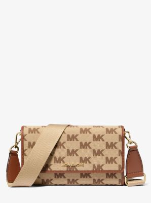 Jet Set Large Logo Jacquard Crossbody Bag image number 0