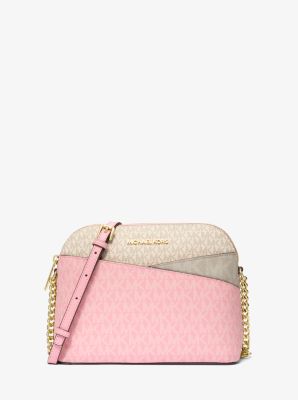 Sac &agrave; bandouli&egrave;re Jet Set Travel de taille moyenne &agrave; blocs de couleurs et &agrave; logo Signature in &OElig;ILLET MULTI | Michael Kors