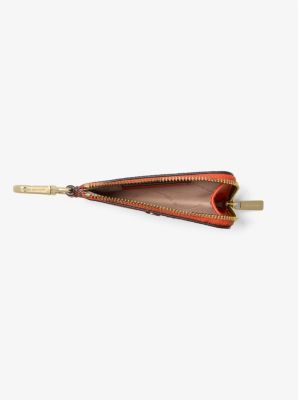 Jet Set Polka Dot Signature Logo Dual Pouch Wristlet