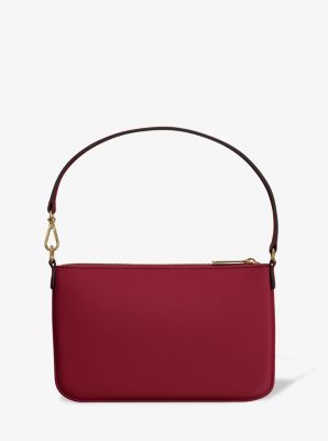 Jet Set Small Pebbled Leather Convertible Wristlet