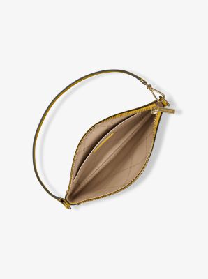 Petite pochette-bracelet Jet Set convertible en cuir grainé