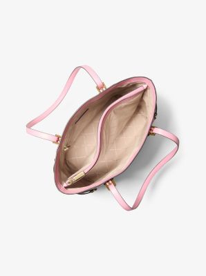 Voyager Large Color-Block Signature Logo Tote Bag