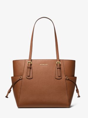 MK Shopper Voyager Large Aus Saffianleder - Braun