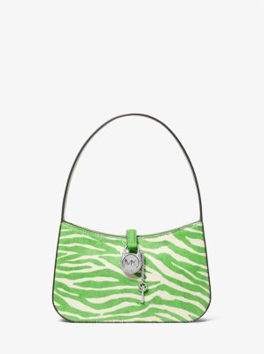 Lyra Small Zebra Print Calf Hair Pochette image number 0