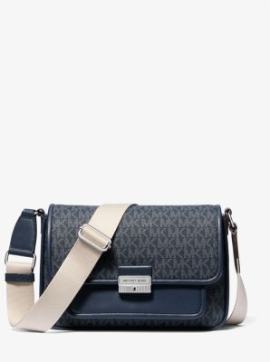 Michael Kors Bradshaw Medium Signature Logo Messenger Bag