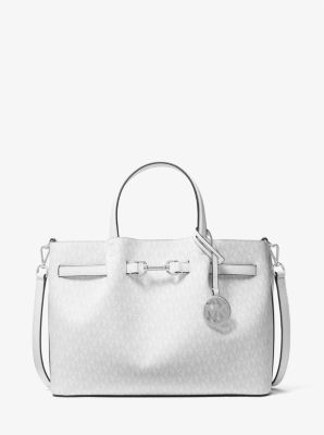 Carson Medium Signature Logo Satchel image number 0