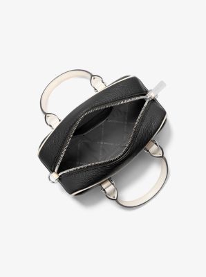 Thompson Extra-Small Two-Tone Pebbled Leather Convertible Crossbody Bag