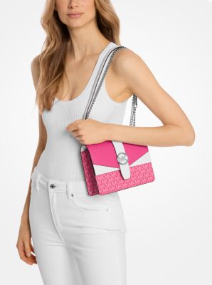 Greenwich Small Color-Block Signature Logo Crossbody Bag image number 3