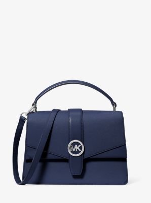 Sac à main Greenwich de taille moyenne en cuir Saffiano