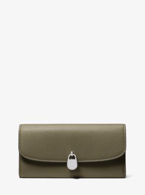 Billetera continental Hamilton grande de cuero