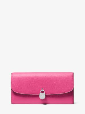 Billetera continental Hamilton grande de cuero in PITAYA | Michael Kors