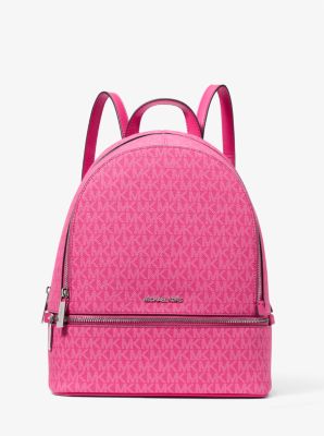 Mochila Rhea mediana con logotipo de la marca image number 3
