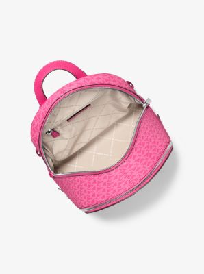 Mochila Rhea mediana con logotipo de la marca image number 2