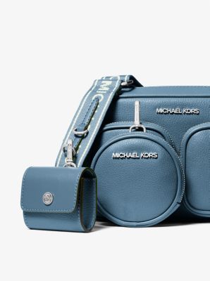 Jet Set Leather Medium Crossbody Bag with Case for Apple Airpods Pro®