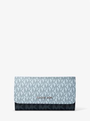 Jet Set Travel Signature Logo Tri-Fold Wallet