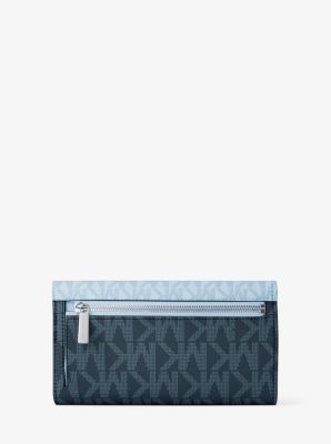 Jet Set Travel Signature Logo Tri-Fold Wallet