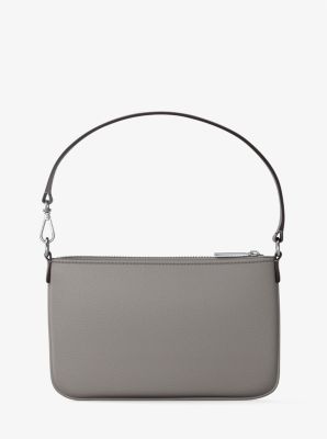 Petite pochette-bracelet Jet Set convertible en cuir grainé