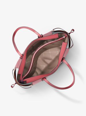 Voyager Large Color-Block Signature Logo Tote Bag