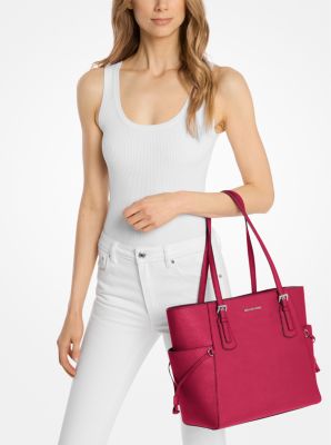 Voyager Large Saffiano Leather Tote Bag image number 2