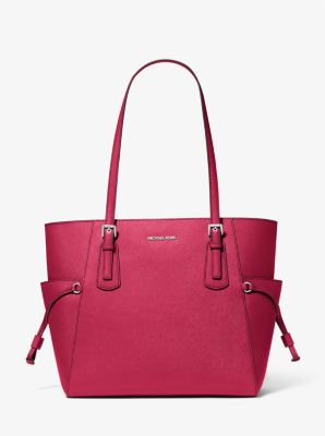 Bolso tote Voyager grande de cuero saffiano