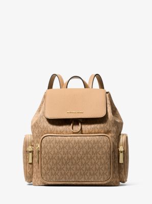 Mochila cargo Merrit peque&ntilde;a con logotipo exclusivo in CAMEL | Michael Kors