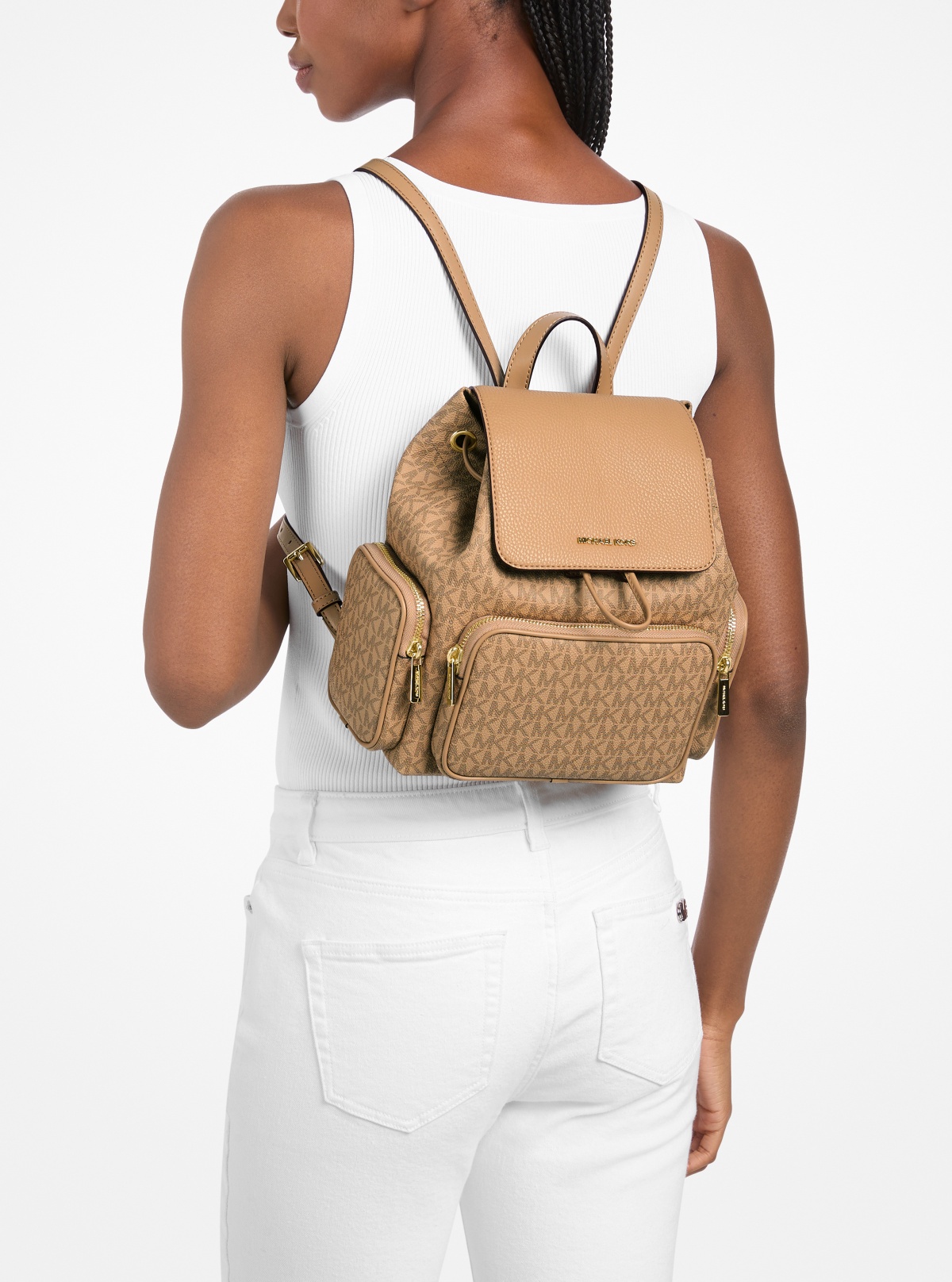 Merritt Small Signature Logo Cargo Backpack 多视角