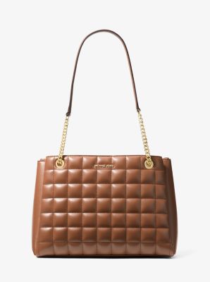 Bolso tote Soho mediano acolchado in LUGGAGE | Michael Kors