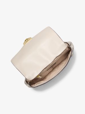 Grand sac &agrave; &eacute;paule Soho &agrave; clous et &agrave; logo Signature