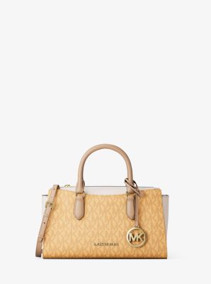 Petit sac messager Arden &agrave; logo Signature et &agrave; blocs de couleurs