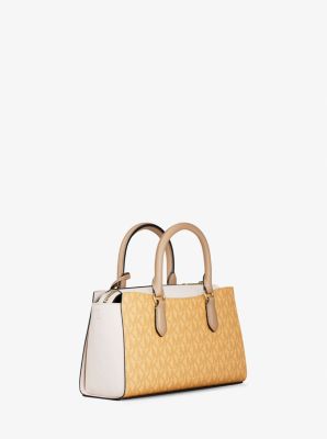 Petit sac messager Arden &agrave; logo Signature et &agrave; blocs de couleurs