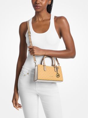 Petit sac messager Arden &agrave; logo Signature et &agrave; blocs de couleurs