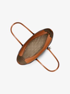 Grand sac fourre-tout Arden en cuir grain&eacute; in BRUN | Michael Kors