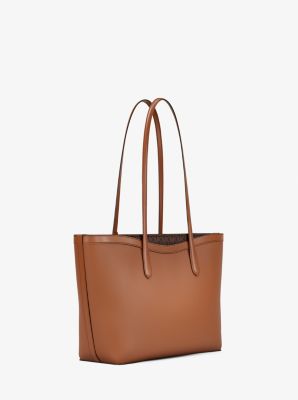 Grand sac fourre-tout Arden en cuir grain&eacute; in BRUN | Michael Kors