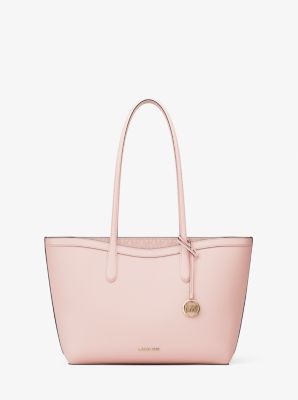 Arden Large Pebbled Leather Tote Bag in POWDER BLUSH | Michael Kors