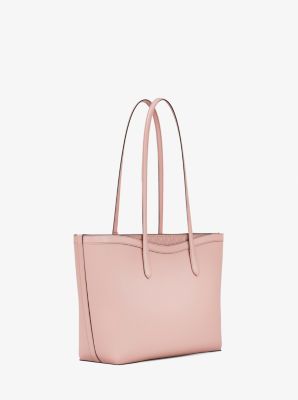 Arden Large Pebbled Leather Tote Bag in POWDER BLUSH | Michael Kors