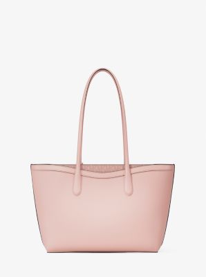Arden Large Pebbled Leather Tote Bag in POWDER BLUSH | Michael Kors