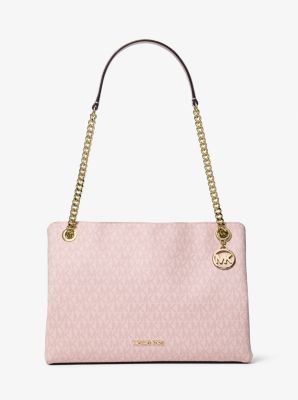 Sac messager Christina de taille moyenne &agrave; logo Signature