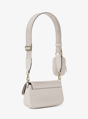 Jet Set Travel Small Pebbled Leather Crossbody Bag With Pouch