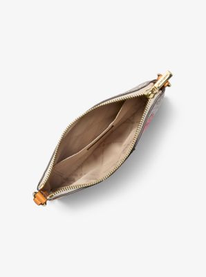 Petite pochette-bracelet Jet Set Travel &agrave; imprim&eacute; &agrave; logo Signature