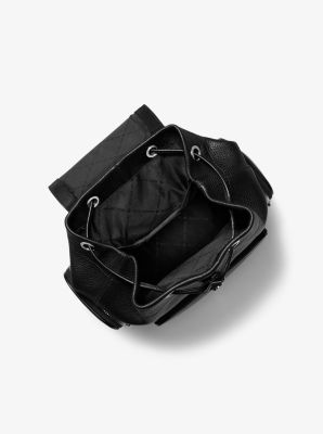 Merritt Small Pebbled Leather Cargo Backpack