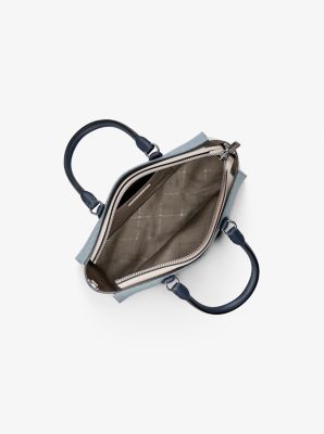 Arden Small Color-Block Signature Logo Messenger Bag