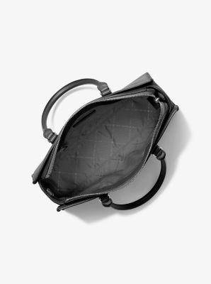 Arden Medium Top-Zip Satchel in BLACK | Michael Kors