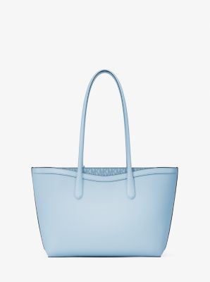 Arden Large Pebbled Leather Tote Bag in PALE OCEAN | Michael Kors