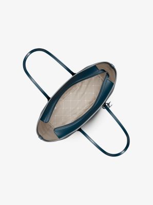 Arden Large Pebbled Leather Tote Bag in ADMIRAL | Michael Kors