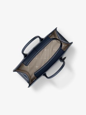 Sacoche Mirella de taille moyenne en cuir grain&eacute;