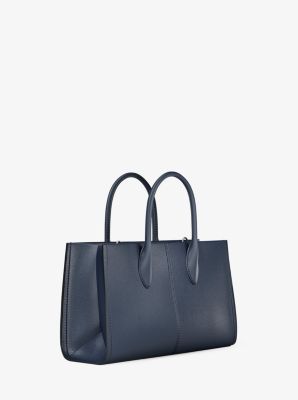 Sacoche Mirella de taille moyenne en cuir grain&eacute;